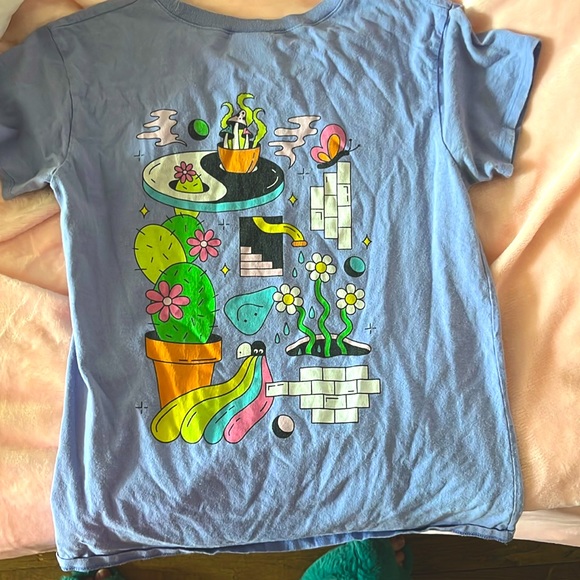 ALAB purple surreal graphic tshirt - Picture 1 of 2